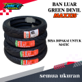 BAN LUAR MAXXIS GREEN DEVIL MA G1 80/80 RING 17 BAN LUAR MOTOR BEBEK GREEN DEVIL MAXXIS 80/80-17. 