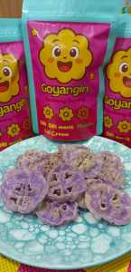 Goyangin Kembang Goyang \ Kue Seroja Rasa Taro \ Gratis Emas\  Makanan Ringan Bergizi Camilan Nikmat