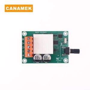 【CANAMEK】 75W 200W DC 6-24V Brushless Motor Drive Control Board High-power 6V12V24V Brushless Fan Motor Speed Controller