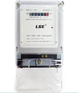 CÔNG TƠ ĐIỆN 1PHA 40A LSE CƠ ĐIỆN TỬ ĐỒNG HỒ ĐIỆN 1 PHA HÀNG CHÍNH HÃNG-LS142
