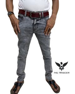 MC WISCER Celana Panjang Pria Jeans Polos Tidak Luntur Model Skinny Bahan Denim Melar Distro Pria