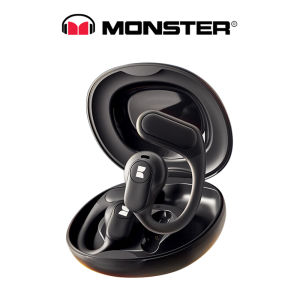 Monster [Voice of Berlin Shu 2024 Top Edition] XKO15 Bluetooth Headset Bone Conduction Concept Hanging Ear Wireless Open Ear Clip Comfortable Sports Running Long Battery Life Call 9D Dolby Sound/CVC Call Noise Reduction
