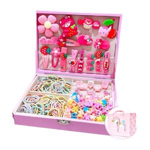 XINSU38 Cute Kuromi Hair Clip Set Sweet Earrings Kawaii Hair Rope Kit Lovely Melody Cartoon Hair Accessories Girls