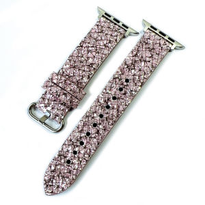 Applicable applewatch Watch Strap for Women with Sequins for Watch Popular Export Item iwatch In-stock Watch Bands