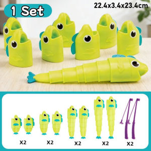 Oldlaiben Educational Toys Fishing Master Board Game Toys Fishing Table Battle Party Game Toys for Kids