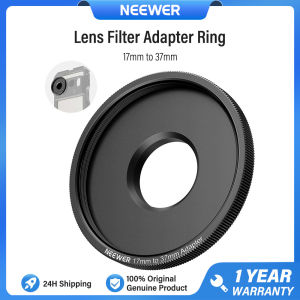 NEEWER 17mm to 37mm Filter Adapter Ring for Phone Cage Rig Filter Accessories PA061