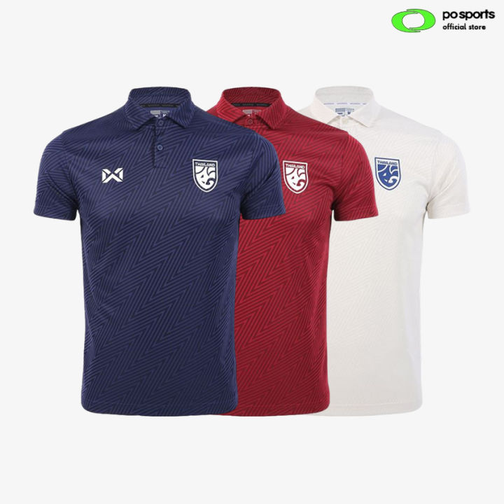 WARRIX THAILAND NATIONAL FOOTBALL JERSEY 2024/25 CHEER POLO