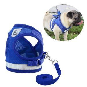 สายรัดอกสุนัข เรืองแสง สายจูงสัตว์เลี้ยง สายจูงหมา สายจูงแมว สายรัดอกสุนัข สายจูง Pet Reflective Harness