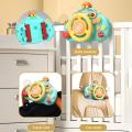 Electric Steering Wheel Early Education Sounding Driving Car Game No Toxic Stroller Driving Musical Toys for Boys Girls. 