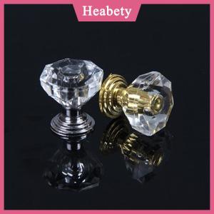Heabety  10 cái núm Pha Lê Acrylic tay nắm kéo ngăn kéo tủ bếp núm cửa tủ kim cương