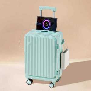 Love Bird koper bagasi dengan kapasitas yang dalam 24 inch koper kabin 20 inch laptop multifungsi koper travel usb charger 22 inch cup holder