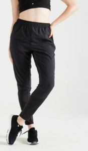 Decathlon Womens Fitness Cardio Training Quick Dry Pants FPA100 W (Black) - Domyos