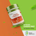 Simplee NAC (N-Acetyl Cysteine) Capsules 500mg | 60 Capsules – Helps Support Cellular Health & Antioxidant Activity. 