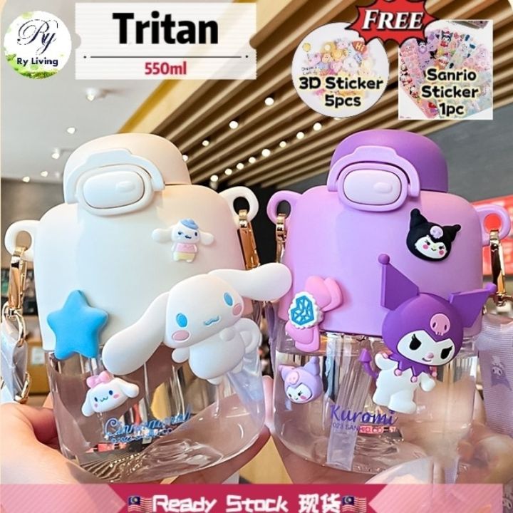 【MO8】 🇲🇾Ready Stock 🇲🇾SANRIO 550ml Tritan BPA Free Kid's Water Bottle ...