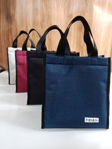 Lunch Bag Denim Warna Matte