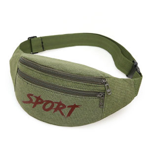 กระเป๋าคาดเอว ผ้าแคนวาส สปอร์ต คล่องตัว