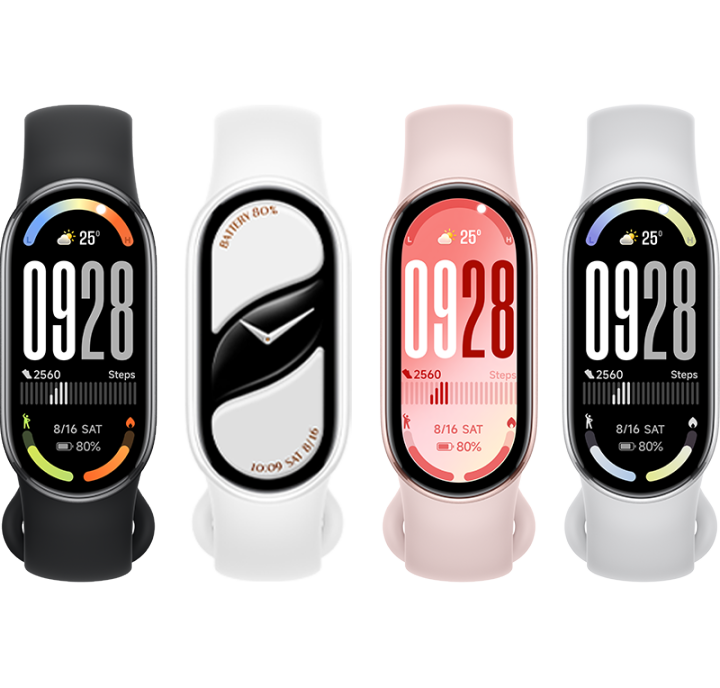 Xiaomi Smart Band 10 – Glacier Silver / Mystic Rose / Midnight Black ...