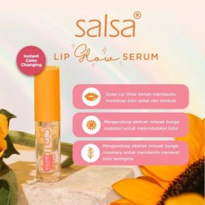 Salsa lip glow serum / Salsa lip serum / Lip serum / Pelembab perawatan bibir / serum bibir BPOM