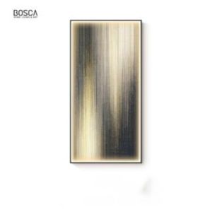 Bosca Living - Modern Luxury Painting with Remote Control LED light Lampu Dimmer / Lukisan Mewah dengan Lampu LED 3D Ukuran 50x100 dan 70x140 cm / Lukisan Dinding Gold / Wall Decoration / Hiasan Dinding Luxury / LED Painting