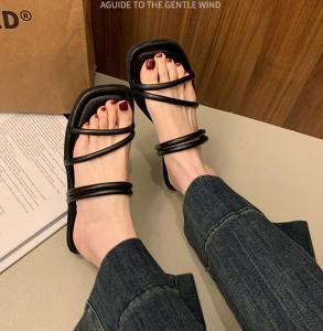 koran fashion flat slipper for women 318