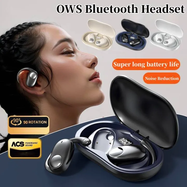 Ear Hanging Bluetooth Headset Wireless Sport Earphone 3D