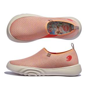UIN Toledo XV Women Art Painted Travel Shoes Round Toe Slip on Lightweight Loafers Breathable Sneakers