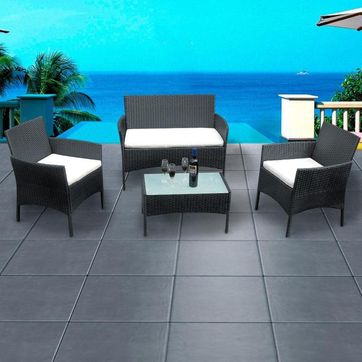 Poly rattan garden furniture pcs sofa set Bộ Bàn Ghế Sofa Mây