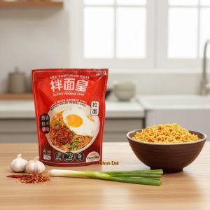 Chili Shrimp Pan Mee and Products 虾米辣椒板面 (Mixing Noodle King 拌面皇)