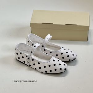 (พร้อมส่ง ผลิตโดยช่างคนไทย) รองเท้าแมรี่เจนลายจุด Polka dots พื้นนุ่มมาก รุ่น NANA MARYJANE