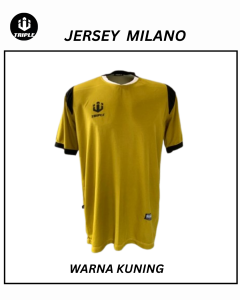 Jersey Olahraga Triple Sport Apparel Bahan Milano Cocok Untuk Olahraga Nyaman dipakai
