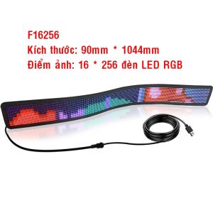 {bảo hành 6 tháng} Bảng Đèn LED Ma Trận Ứng Dụng Bluetooth USB 5V Màn Hình Hoạt Hình Văn Bản Cuộn Graffiti Họa Tiết RGB Linh Hoạt Có Địa Chỉ Cửa Hàng Ô Tô