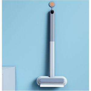 Screen Window Brush Blue Plastic Handle Two-Sided Mesh Cleaner Tool for Glass Ceramic Tile and Screen Window