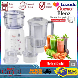 Blender Cosmos Blenz Komplit 4 IN 1 Kapasitas 1.2 Liter Plastik CB 802 / CB802 / CB-802