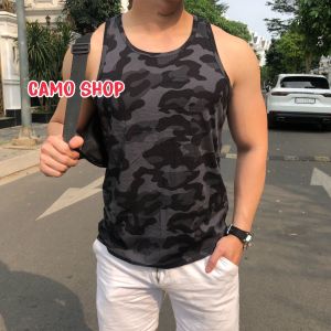 [Hình Thật]Áo Ba Lỗ Rằn Ri Tanktop Lính Nam Đẹp Cực Chất Đập Tan Nóng Bức Với Chất Liệu Cotton Mặc Nhà Đi Chơi Thể Thao Hay Gym Hoặc Đi Biển Rất Thời Trang và Cuốn Hút