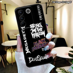 Softcase Casing VIVO V27 5G / V27E / V27 PRO Silikon PRO CAMERA TERBARU Fashion ACDC ROCK KEREN Series Softcase Premium Gelombang - Cassing Hp - Murah Meriah - Bisa Untuk Pria dan Wanita Hotinga Happy case Anasuy Lasi Case - Bisa COD
