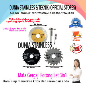 Mata Gergaji Potong Kayu set