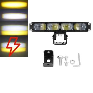 FUNTIMES 30W 4‑MODE DUAL‑COLOR LED SPOTLIGHT IP67 WATERPROOF 360°ADJUST MOTORCYCLE ATV SUV