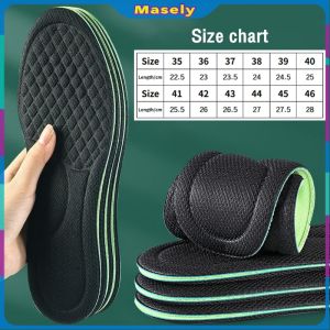 Masely Cotton Insoles for Shoes Deodorization Sweat Absorption Insert Sport Shoes Running Pads