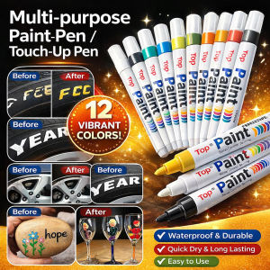 Quick Dry Paint Marker Pen Multi Surface Touch Up Pen Waterproof Non Fade Oil Based Ink for Wood Metal Car Walls Crafts