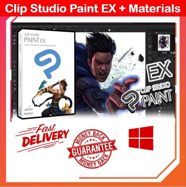 Clip Studio Paint EX 2024 Materials Sent Email Only Lifetime For   583649c1ec14c57f41a9621d4260a2a3  720x720q80 