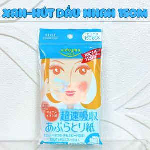 Giấy Thấm Dầu Kose Softymo Thấm Nhanh Sạch Dầu Nhờn Thông Thoáng Lỗ Chân Lông Nhật Bản