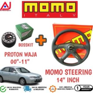 PROTON WAJA 00-11 14 MOMO STEERING PVC HIGH QUALITY + BOSSKIT SET