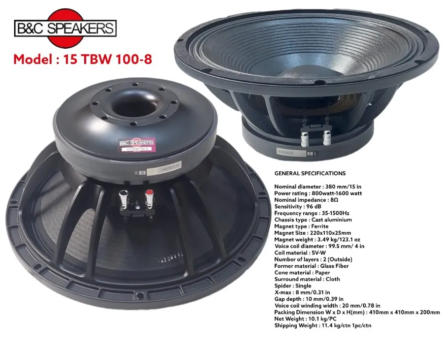 Speaker low hot sale sub 15 inch