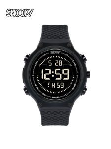 snoopy Glow-in-the dark Mens Sports Watch Silicone strap watch Led Calendar waterproof digital watch