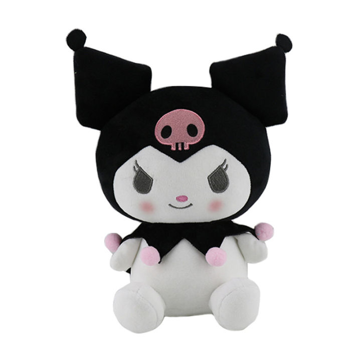 Sanrio 27cm Kuromi Plushie Kawaii Doll Stuff Toy Miniso Kuromi Stuffed ...