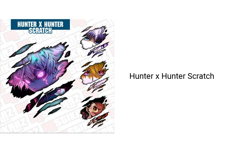 Hunter x Hunter Scratch - Waterproof Sticker | Lazada PH