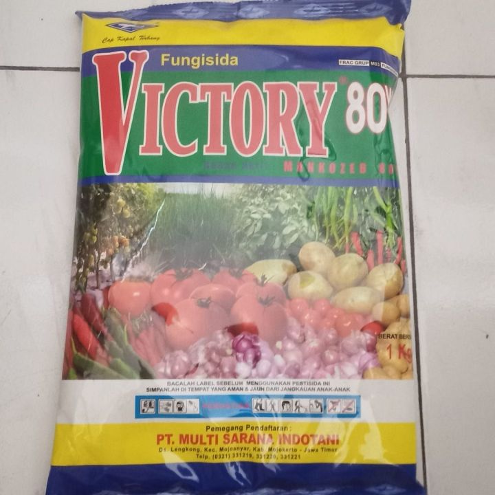Fungisida Victory 80WP Kemasan 1Kg bahan aktif Mankozeb 80%