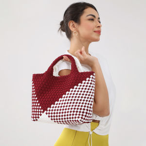 LIKEBAG ladies handbag fashion color hand-woven bag large capacity single shoulder Tote bag leisure daily all-match bag