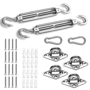 Shade Sail Stainless steel accessories set for Heavy Duty Awnings Installation