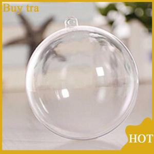 [Buytra] Hộp quà tặng trang trí Giáng sinh bằng nhựa mở trong suốt